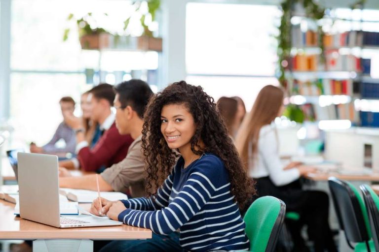 Portrait-of-a-students-studying-in-university-library